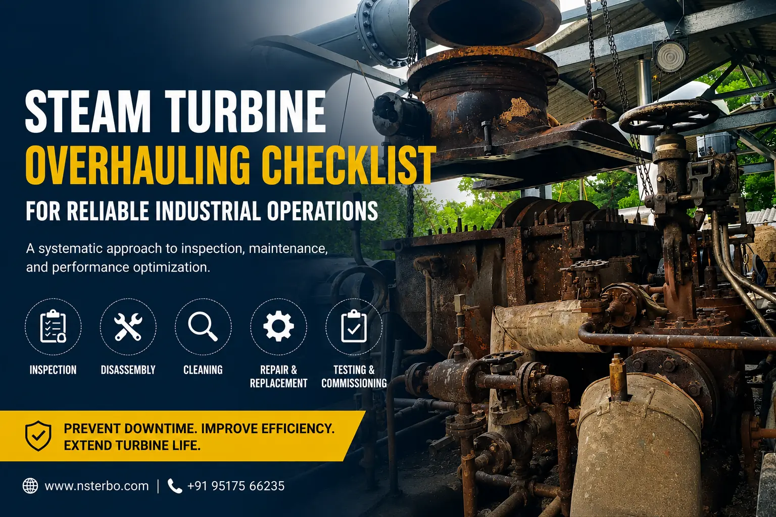Steam Turbine Overhauling Checklist for Reliable Industrial Operations